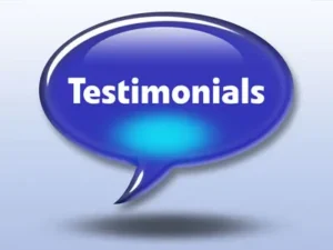 Read what our clients think of us. These Testimonials speak for themselves!