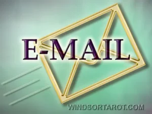 Email Readings flying envelope