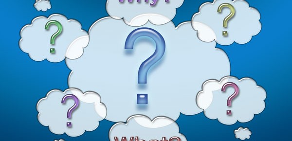 Questions thought bubbles